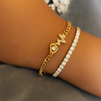 18k Gold Pulse of Love Bracelet UK – Akai G Jewels