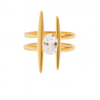 Calla Ring 18k Gold Adjustable UK – Akai G Jewels