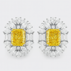 Luxury Silver Diamond Halo Earrings UK – Akai G Jewels