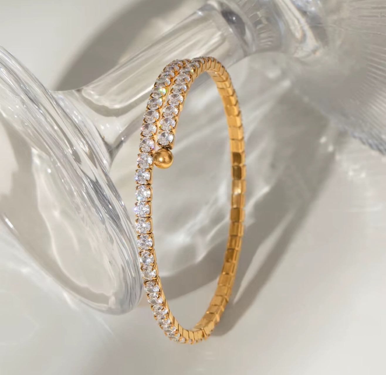 Petal Tennis Bracelet